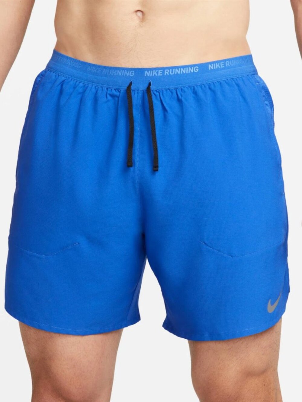 Nike Stride Dri-FIT 7" Brief-Lined Running Shorts Men's S Blue Gym Training